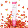 Orange and Red Freeze Dried Rose Petal Confetti Cannon