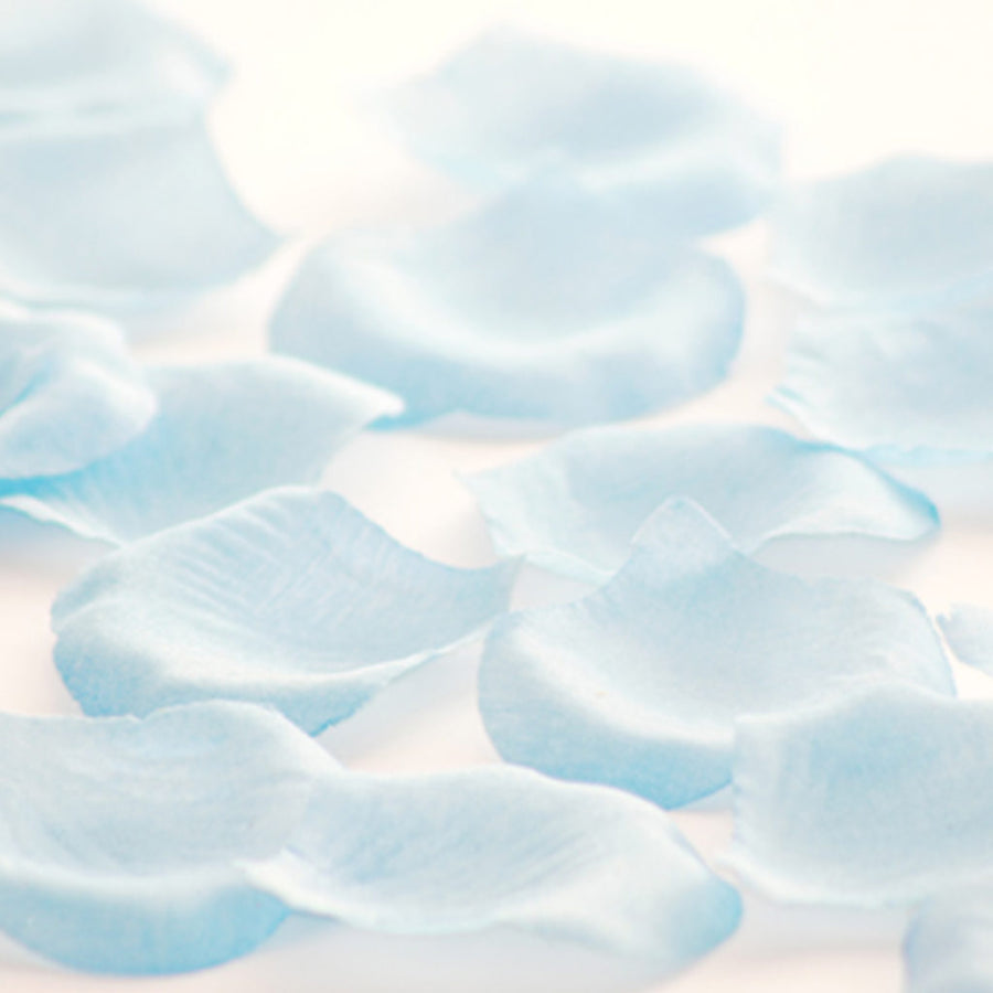 Pale Blue Fake Rose Petals