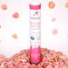 Coral and Peach Rose Petal Confetti Cannon