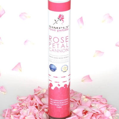 Pale Pink Freeze Dried Rose Petal Cannon