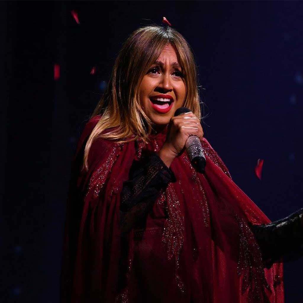 Showering Jessica Mauboy