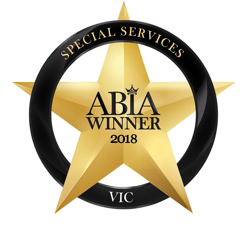 2018 Winner Victorian Bridal Services Awards
