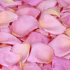 Medium pink rose petals, the colour of frangipanis