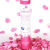 Bright Pink Freeze Dried Rose Petal Confetti Cannon