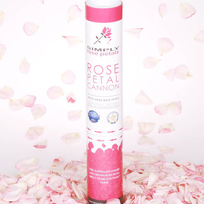 Strawberry Pink Freeze Dried Rose Petal Cannon